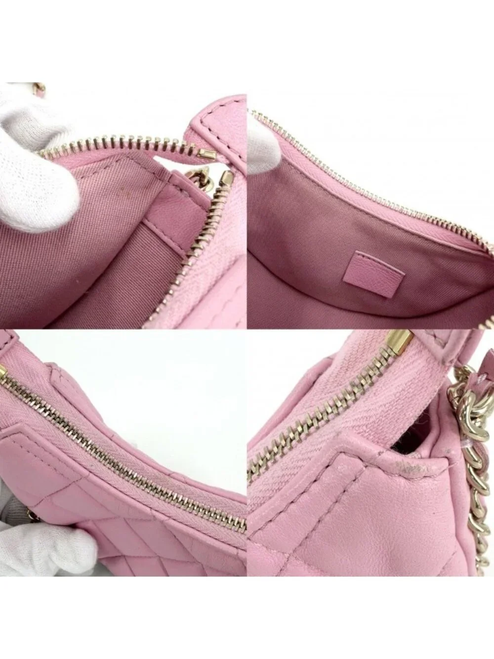 Chanel Shoulder Bag Quilted Mini Hobo Mini Chain Bag Pochette Crossbody
